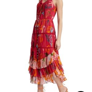 NWT Farm Rio dress mixed fruits size large maxi